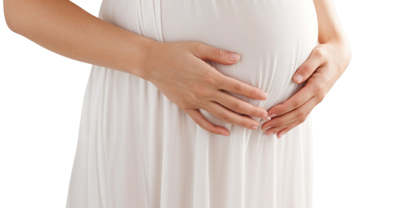 Беременная девушка